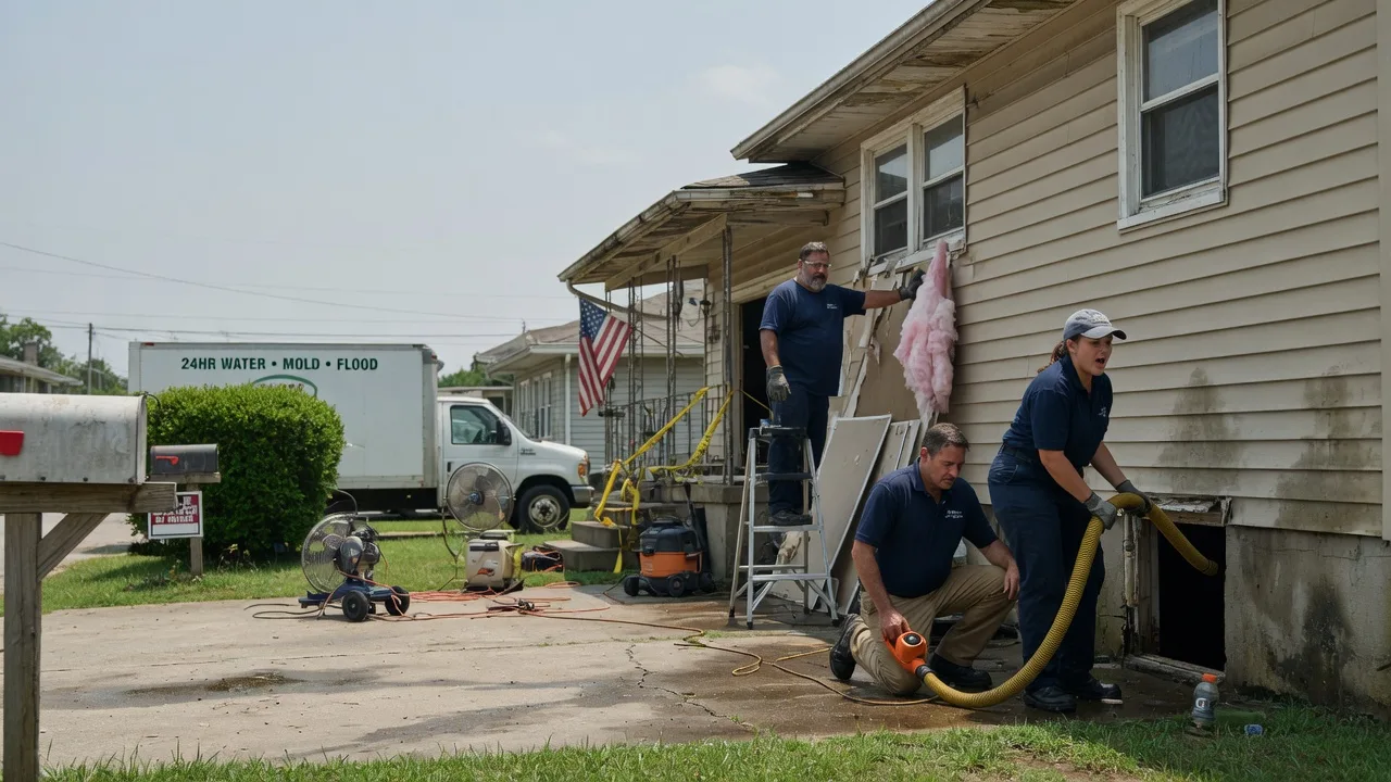 Water Damage Repair in Louisville, IL near me